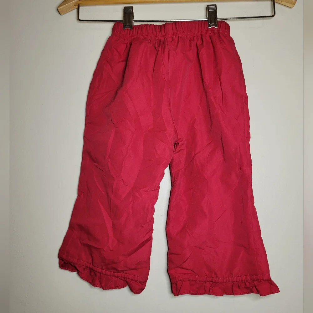 toddler red 18 months snowpants
